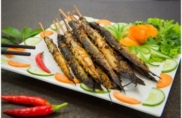 Cá kèo nướng muối ớt