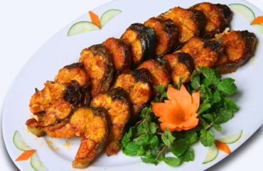 Cá tầm nướng muối ớt