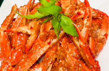 Càng ghẹ rang muối