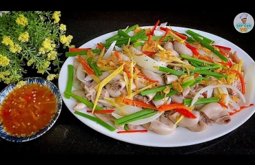 Dồi trường hấp gừng