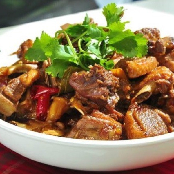 Vịt xiêm nấu giả cầy