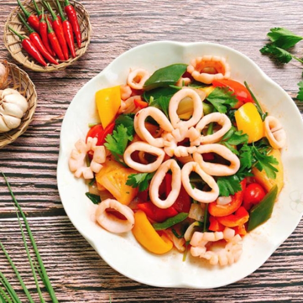 Mực xào chua ngọt