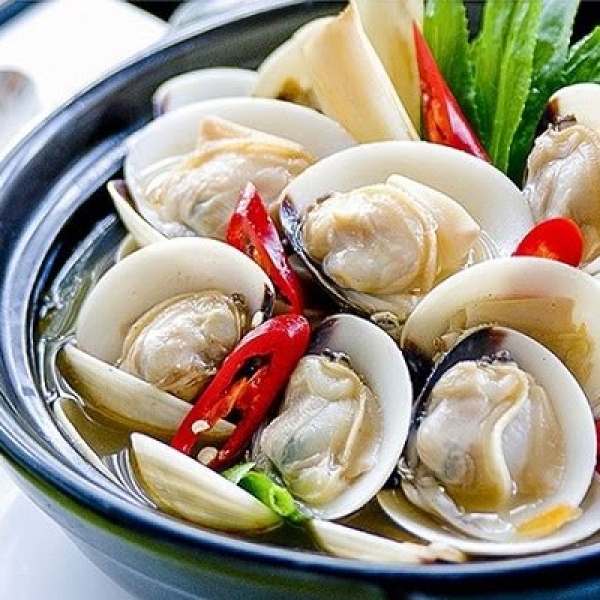 NGHÊU HẤP SẢ
