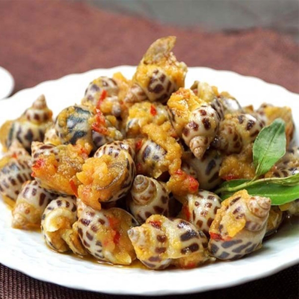 ỐC HƯƠNG XÀO BƠ TỎI